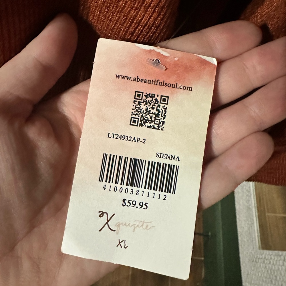 Rust Orange Sweater - Picture 3 of 5